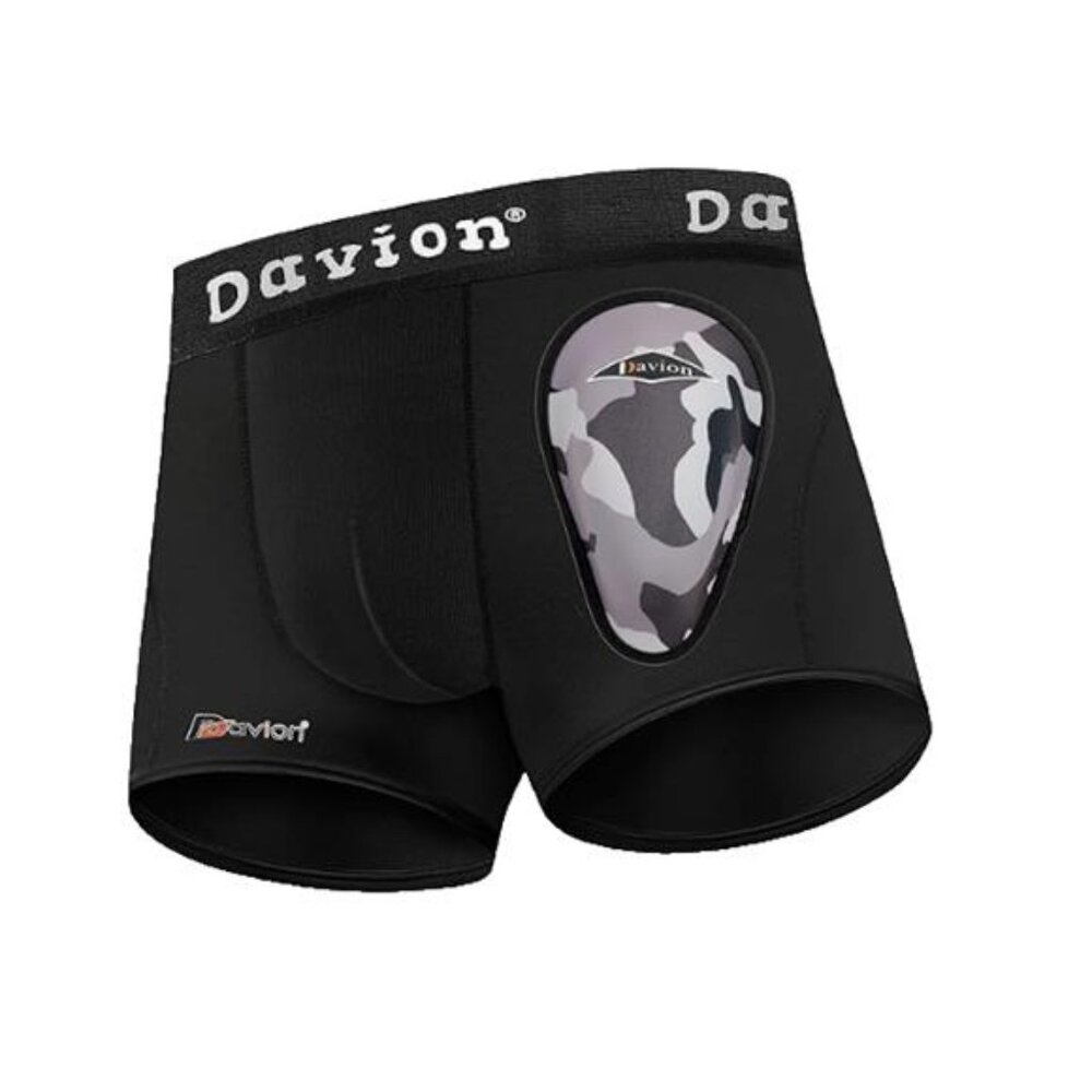 NEW Davion Baseball Cup Underwear With Soft Protctive Athletic Cup Youth Boys XL